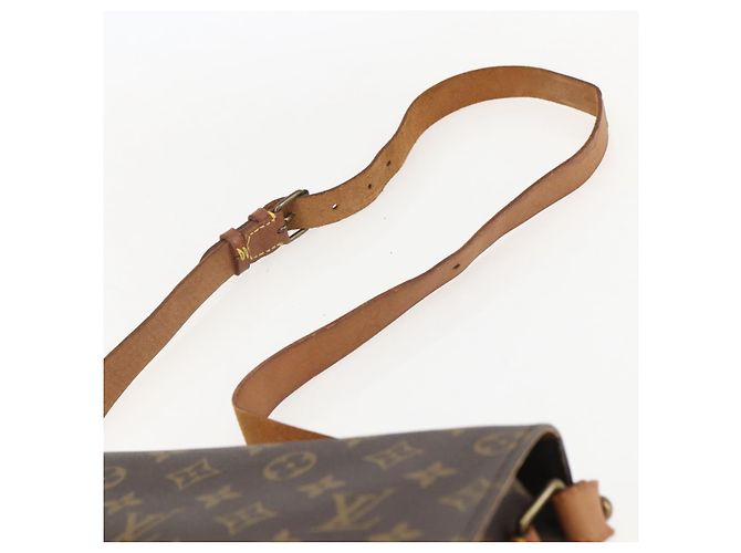 LOUIS VUITTON Borsa a Spalla Monogram Cartouchiere GM M51252 LV Auth ka1179 Monogramma - vista 8