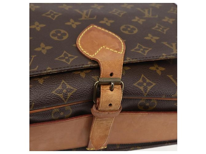 LOUIS VUITTON Borsa a Spalla Monogram Cartouchiere GM M51252 LV Auth ka1179 Monogramma - vista 9