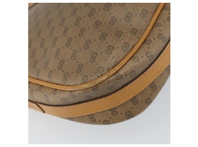 Gucci Borsa a Spalla Micro GG Supreme PVC Beige Oro 001 116 4425 Auth ep12545 D'oro - vista 16