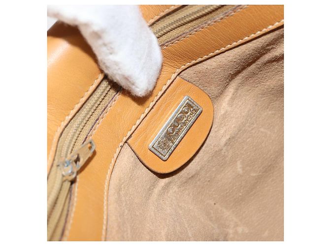 Gucci Borsa a Spalla Micro GG Supreme PVC Beige Oro 001 116 4425 Auth ep12545 D'oro - vista 18