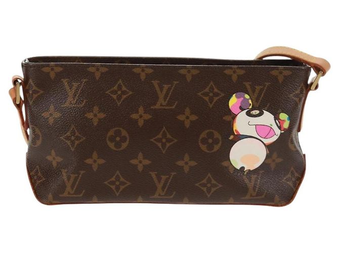 LOUIS VUITTON Borsa a Spalla Trotteur Monogram Panda M51241 LV Auth BA9461SAM Monogramma - vista 13