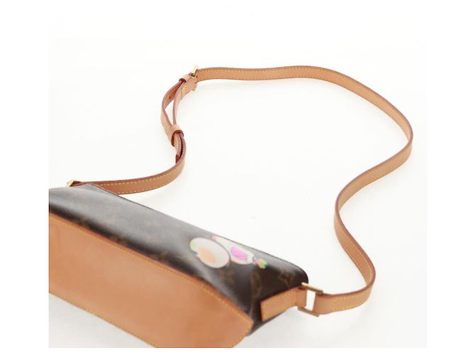 LOUIS VUITTON Borsa a Spalla Trotteur Monogram Panda M51241 LV Auth BA9461SAM Monogramma - vista 14
