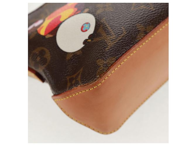 LOUIS VUITTON Borsa a Spalla Trotteur Monogram Panda M51241 LV Auth BA9461SAM Monogramma - vista 17