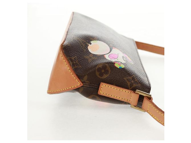 LOUIS VUITTON Borsa a Spalla Trotteur Monogram Panda M51241 LV Auth BA9461SAM Monogramma - vista 4