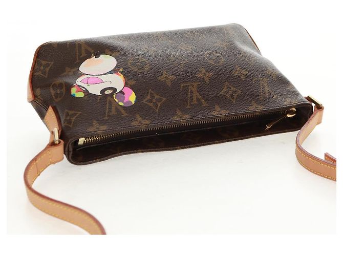 LOUIS VUITTON Borsa a Spalla Trotteur Monogram Panda M51241 LV Auth BA9461SAM Monogramma - vista 7