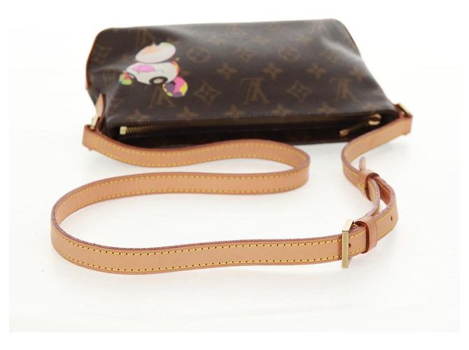LOUIS VUITTON Borsa a Spalla Trotteur Monogram Panda M51241 LV Auth BA9461SAM Monogramma - vista 8