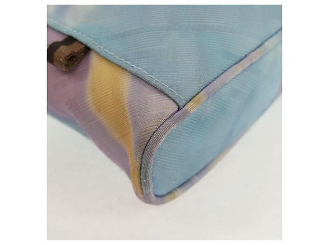 FENDI Zucca Canvas Schultertasche Blau Silber Authentisch bs32097V - Ansicht 17