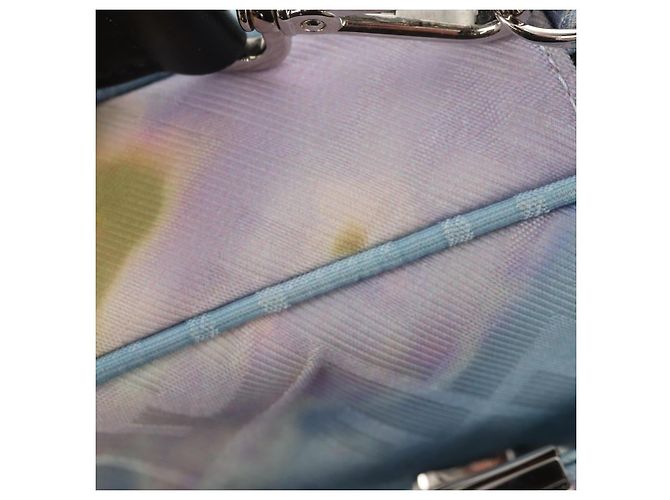 FENDI Zucca Canvas Schultertasche Blau Silber Authentisch bs32097V - Ansicht 9