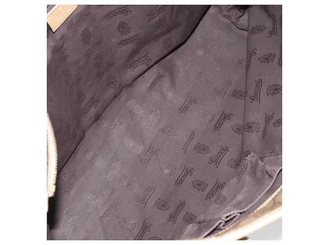 Gucci Borsa tote GG Implementation in PVC dorato 211137 Auth ep12474 - vista 11