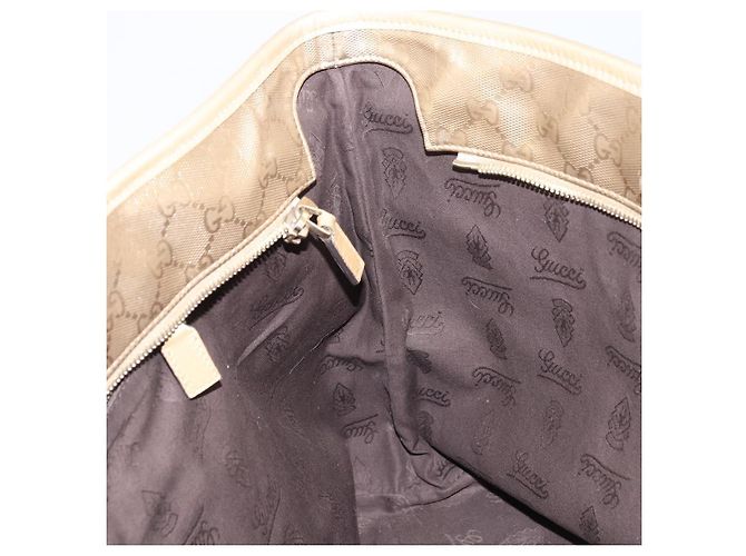 Gucci Borsa tote GG Implementation in PVC dorato 211137 Auth ep12474 - vista 20