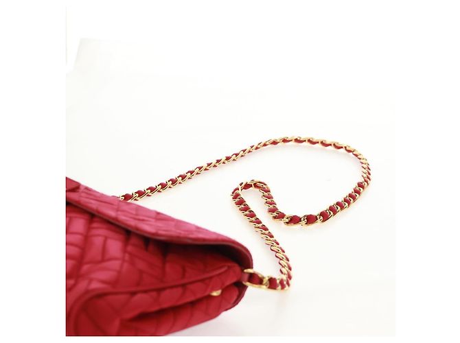 PRADA Borsa a Spalla con Catena Nylon Rosa Oro Auth 160856V D'oro - vista 14