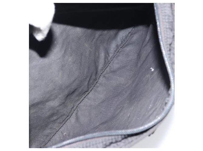 Borsa a Spalla PRADA in Nylon Nero Argento Autentica 156927 - vista 11
