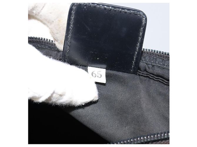 Borsa a Spalla PRADA in Nylon Nero Argento Autentica 156927 - vista 12