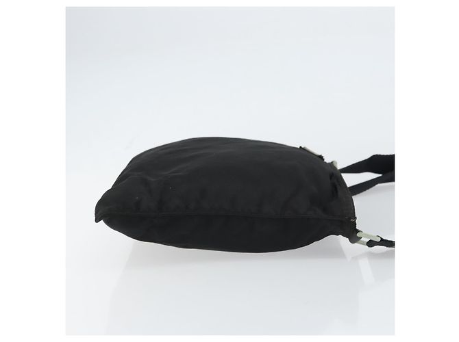 Borsa a Spalla PRADA in Nylon Nero Argento Autentica 156927 - vista 3