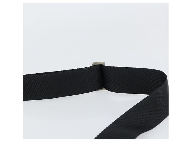 Borsa a Spalla PRADA in Nylon Nero Argento Autentica 156927 - vista 8