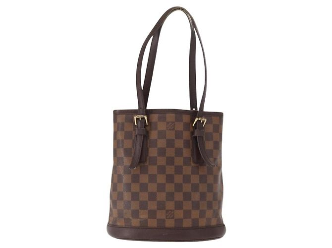 LOUIS VUITTON Sac à épaule Damier Ebene Marais N42240 LV Auth bs32014 Damier ebène - vue 13