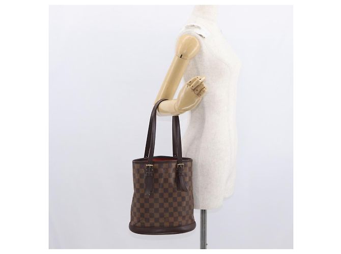 LOUIS VUITTON Sac à épaule Damier Ebene Marais N42240 LV Auth bs32014 Damier ebène - vue 26