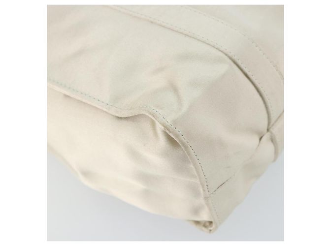 PRADA Borsa a Mano Satin Bianco Auth bs31836 - vista 15