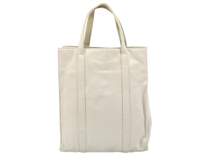 PRADA Borsa a Mano Satin Bianco Auth bs31836 - vista 2