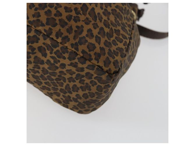 Autre Marque Zaino in nylon marrone e oro Auth yk20025 di BOTTEGA VENETA D'oro - vista 14