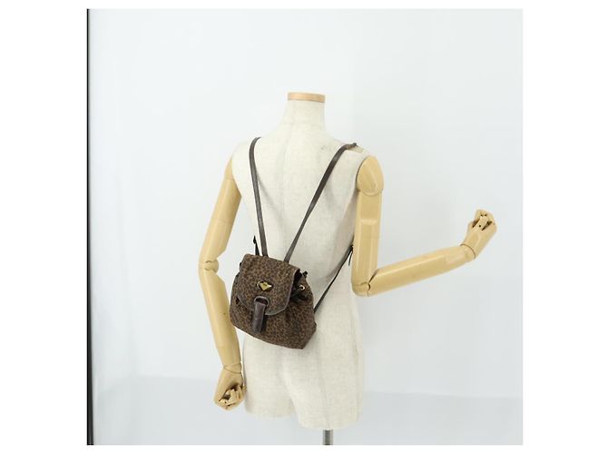 Autre Marque Zaino in nylon marrone e oro Auth yk20025 di BOTTEGA VENETA D'oro - vista 26