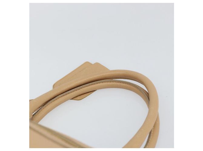 PRADA Borsa a Mano in Pelle 2 in 1 Beige Oro Auth ka1190 D'oro - vista 14