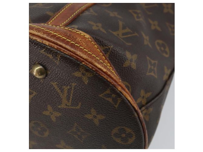 LOUIS VUITTON Borsa a Spalla Monogram Bucket GM M42236 LV Auth 157917 Monogramma - vista 9
