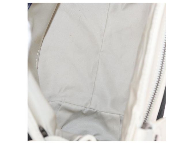 Bolsa de mão em lona preta BURBERRY Blue Label Auth ka1019 Preto - vista 11