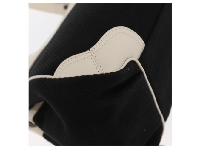 Bolsa de mão em lona preta BURBERRY Blue Label Auth ka1019 Preto - vista 15