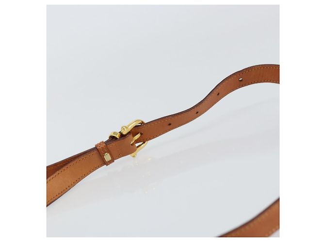 Céline Borsa a Spalla in Tela Macadam CELINE PVC Beige Oro Auth am10146 D'oro - vista 8