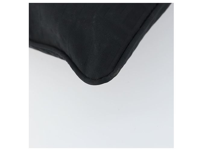 FENDI Zucca Canvas Tote Bag Schwarz Silber Auth 158397 - Ansicht 14