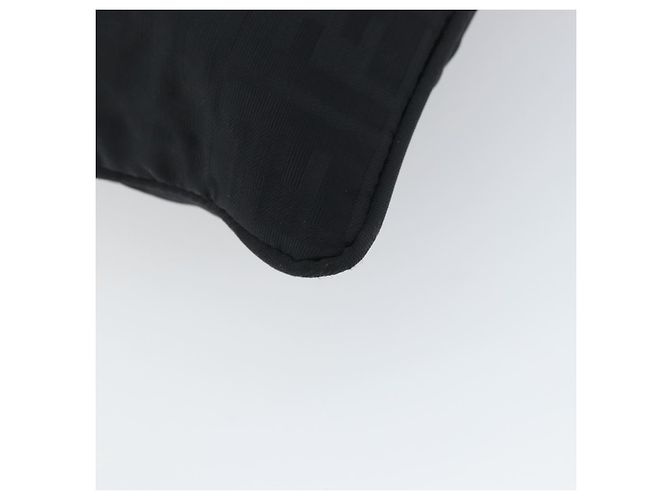 FENDI Zucca Canvas Tote Bag Schwarz Silber Auth 158397 - Ansicht 16