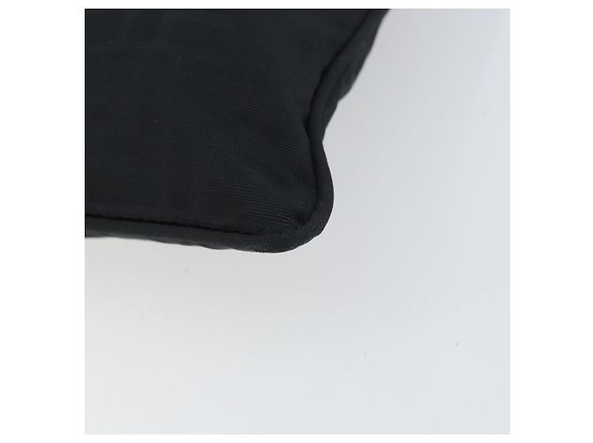 FENDI Zucca Canvas Tote Bag Schwarz Silber Auth 158397 - Ansicht 9