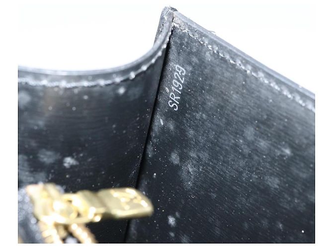 LOUIS VUITTON Borsa a Mano Epi Malesherbes Nera M52372 LV Auth 158324 Nero - vista 12