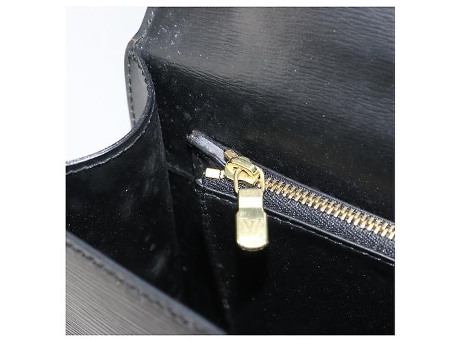 LOUIS VUITTON Borsa a Mano Epi Malesherbes Nera M52372 LV Auth 158324 Nero - vista 22