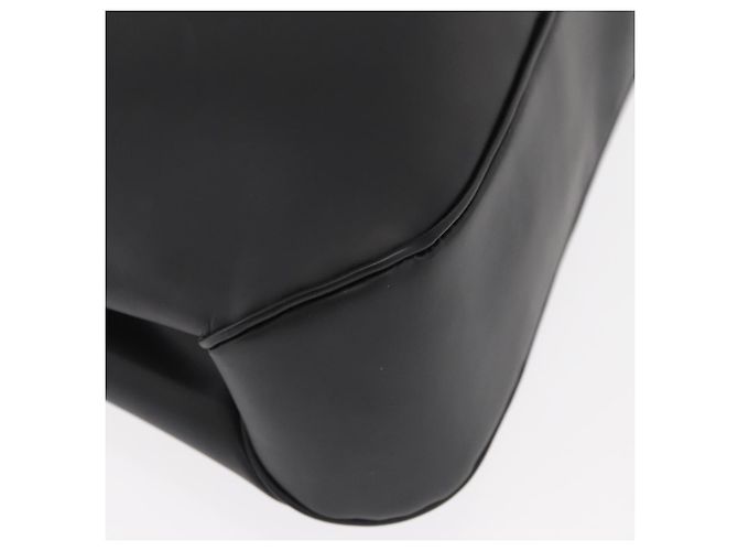 Borsa a Spalla Vala in Pelle Nera e Oro Salvatore Ferragamo Auth BA9162 Nero D'oro - vista 15
