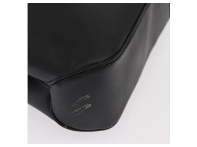 Borsa a Spalla Vala in Pelle Nera e Oro Salvatore Ferragamo Auth BA9162 Nero D'oro - vista 9