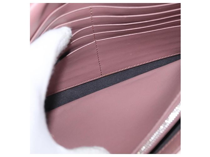 Borsa a Spalla FENDI in Pelle Rosa Argento Auth ka1161 - vista 10
