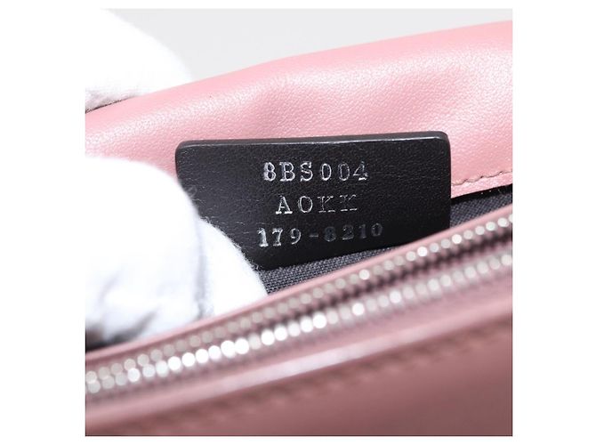 Borsa a Spalla FENDI in Pelle Rosa Argento Auth ka1161 - vista 12