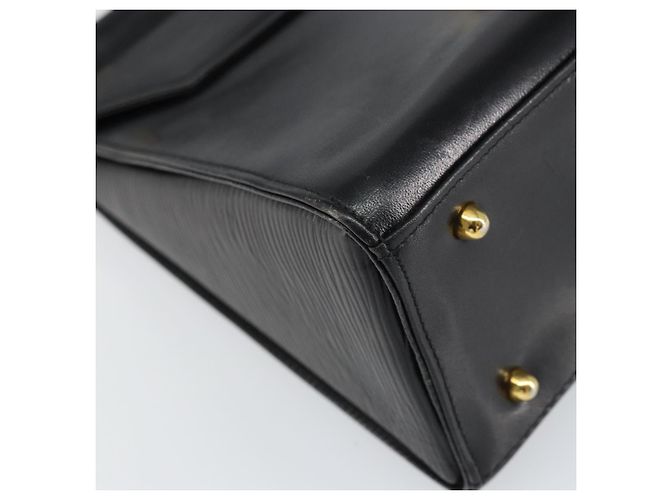 VALENTINO Borsa a mano in pelle 2 in 1 Nero Oro Auth ar13911 D'oro - vista 16