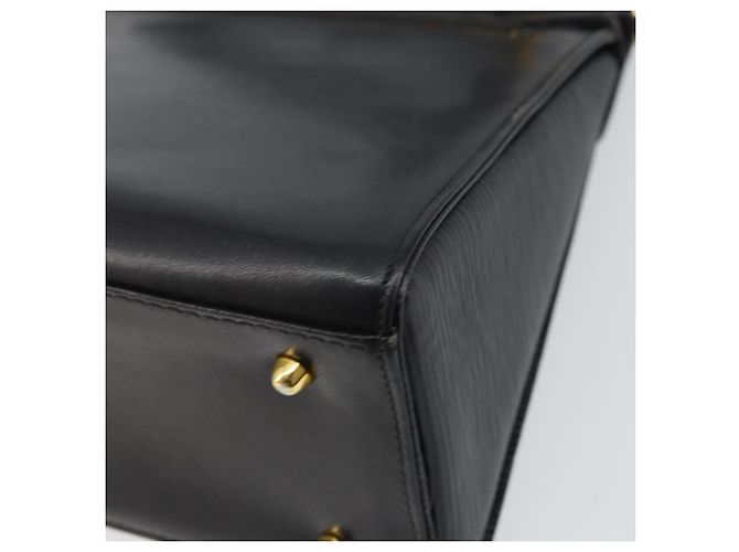 VALENTINO Borsa a mano in pelle 2 in 1 Nero Oro Auth ar13911 D'oro - vista 17