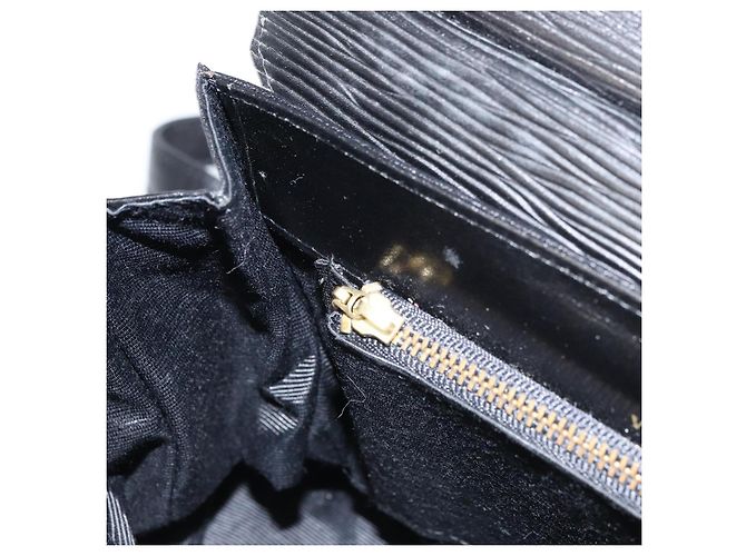 VALENTINO Borsa a mano in pelle 2 in 1 Nero Oro Auth ar13911 D'oro - vista 23
