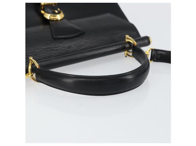 VALENTINO Borsa a mano in pelle 2 in 1 Nero Oro Auth ar13911 D'oro - vista 7