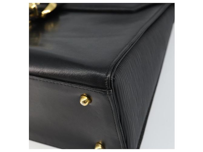 VALENTINO Borsa a mano in pelle 2 in 1 Nero Oro Auth ar13911 D'oro - vista 9