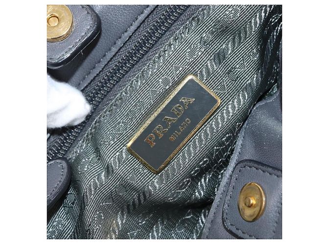 Borsa Tote PRADA Nylon 2in1 Kaki Oro Auth bs32071 D'oro Cachi - vista 20