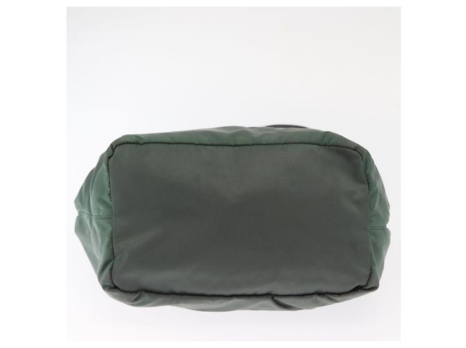 Borsa Tote PRADA Nylon 2in1 Kaki Oro Auth bs32071 D'oro Cachi - vista 5