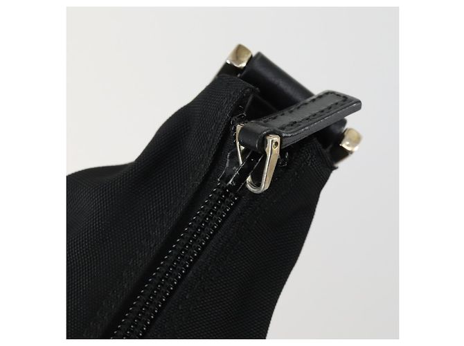 Borsa a Spalla GUCCI in Tela Nera Argento 019 0312 Auth 151606 Nero - vista 10