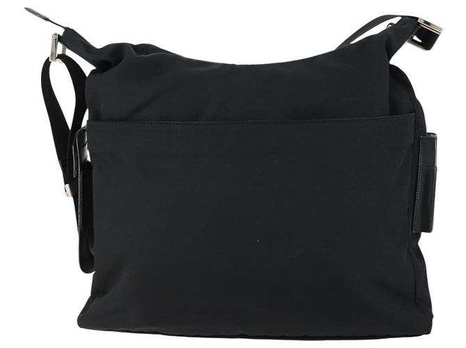 Borsa a Spalla GUCCI in Tela Nera Argento 019 0312 Auth 151606 Nero - vista 2