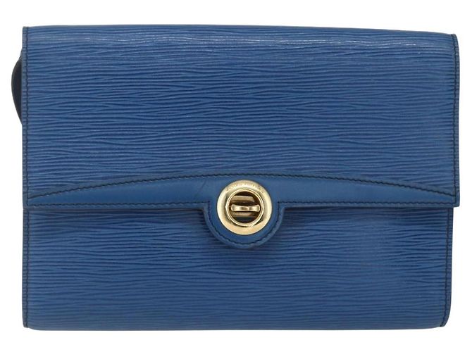 LOUIS VUITTON Epi Pochette Arche Sac à épaule Bleu M52575 LV Auth bs31907 - vue 13
