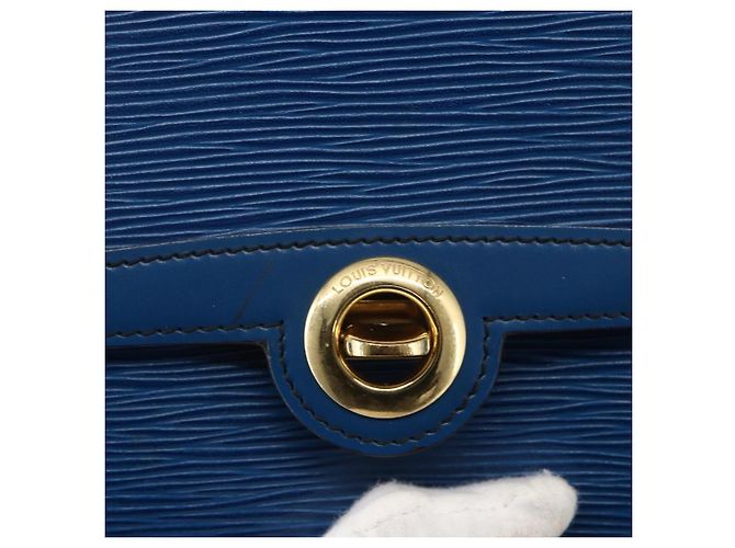 LOUIS VUITTON Epi Pochette Arche Sac à épaule Bleu M52575 LV Auth bs31907 - vue 17